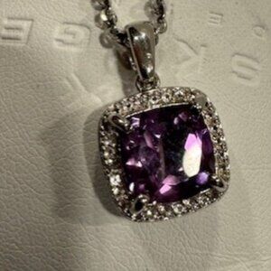 Frederic Duclos Amethyst Necklac - NEW / SALE